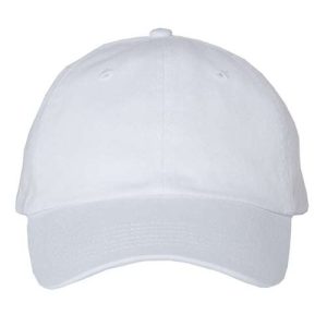 Bio-Washed Chino Twill Cap - White