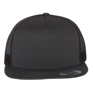Five-Panel Classic Trucker Cap - Charcoal