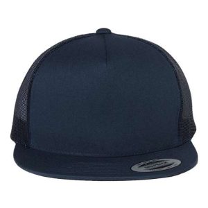 Five-Panel Classic Trucker Cap - Navy