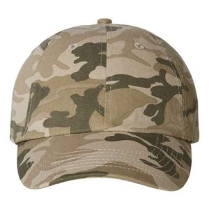 Bio-Washed Classic Dad Hat - Tan Camo