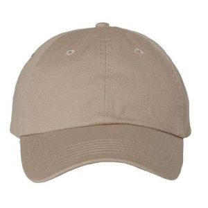 Bio-Washed Chino Twill Cap - Khaki