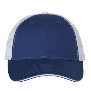 Sandwich Trucker Cap - Royal/ White
