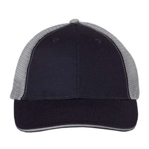 Sandwich Trucker Cap - Navy/ Grey