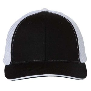 Sandwich Trucker Cap - Black/ White