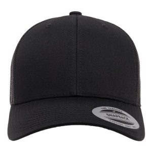 Retro Trucker Cap - Black