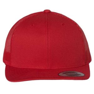 Retro Trucker Cap - Red