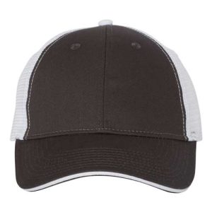 Sandwich Trucker Cap - Charcoal/ White