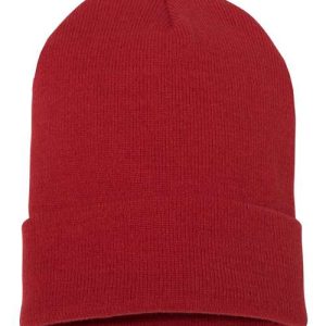 Cuffed Beanie - Red
