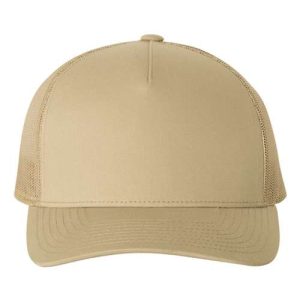 Five-Panel Retro Trucker Cap - Khaki