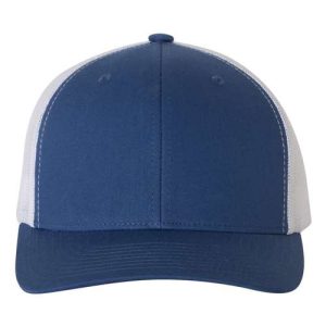 Retro Trucker Cap - Royal/ White