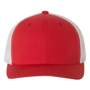 Retro Trucker Cap - Red/ White