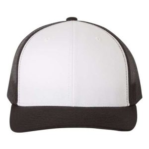 Retro Trucker Cap - Black/ White/ Black