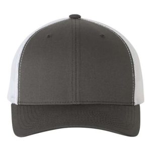 Retro Trucker Cap - Charcoal/ White