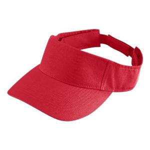 Sport Twill Visor - Red