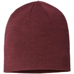 Sustainable Beanie - Burgundy Melange