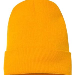 Cuffed Beanie - Gold