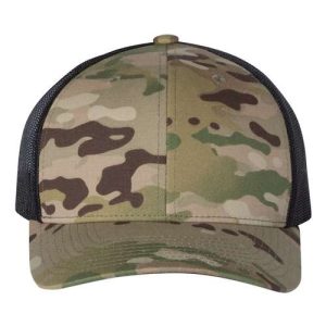 Retro Trucker Cap - Multicam Green/ Black