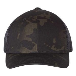Retro Trucker Cap - Multicam Black/ Black
