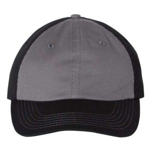 Bio-Washed Classic Dad Hat - Charcoal/ Black