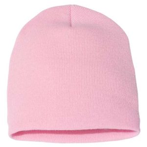 8 1/2" Beanie - Baby Pink