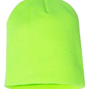 8 1/2" Beanie - Safety Green