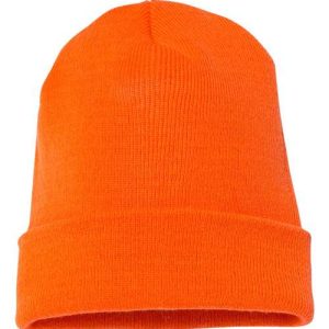Cuffed Beanie - Blaze Orange