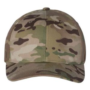 Cotton Blend Cap - Multicam Green