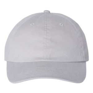 Brushed Twill Cap - Light Grey