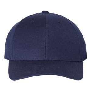 Premium Curved Bill Snapback Cap - Navy