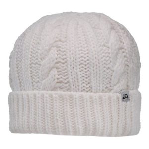 Empire Knit Beanie - White