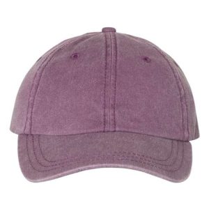 Pigment-Dyed Cap - Wine