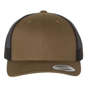 Retro Trucker Cap - Coyote Brown/ Black