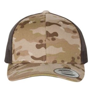 Retro Trucker Cap - Multicam Arid/ Brown