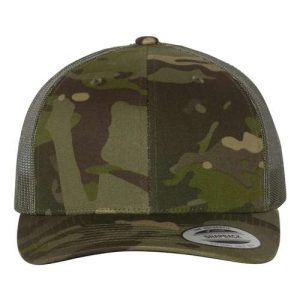 Retro Trucker Cap - Multicam Tropic/ Green