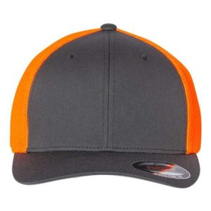 Trucker Cap - Charcoal/ Neon Orange