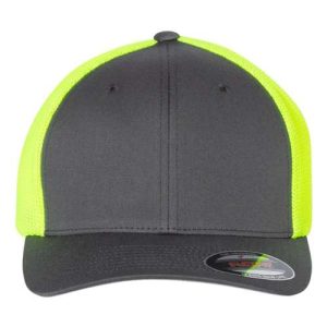 Trucker Cap - Charcoal/ Neon Yellow