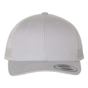 Retro Trucker Cap - Silver