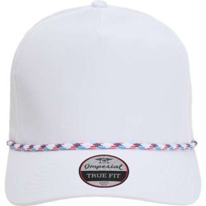 The Wrightson Cap - White/ Light Blue-Red