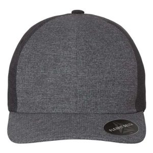 Delta® Seamless Cap - Melange Blue/ Melange Charcoal