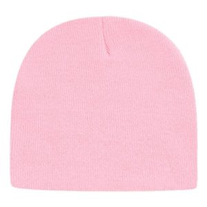 USA-Made 8 1/2" Beanie - Pink