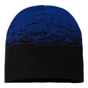 USA-Made Static Beanie - Black/ True Royal
