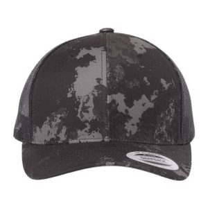 Retro Trucker Cap - Poseidon Black