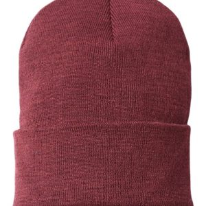 Sustainable Beanie - Burgundy Melange