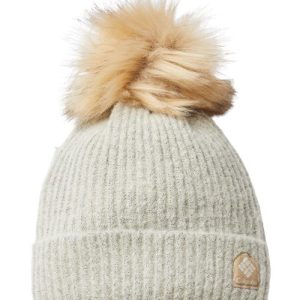 Winter Blur™ Pom-Pom Cuffed Beanie - Chalk