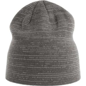 Sustainable Reflective Beanie - Dark Grey