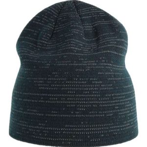 Sustainable Reflective Beanie - Navy