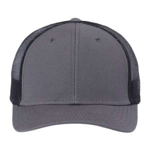 Sustainable Recy Three Trucker Cap - Dark Grey/ Black