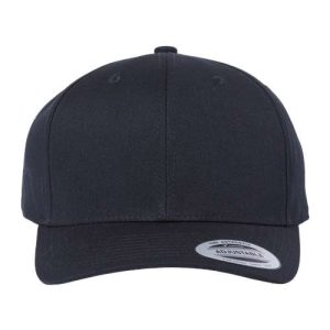 CVC Snapback Cap - Black