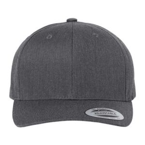 CVC Snapback Cap - Dark Heather Grey