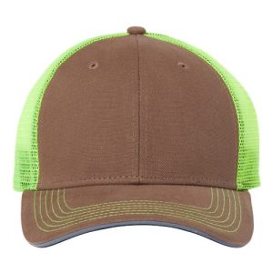 Hudson Brights Cap - Field Khaki/ Neon Yellow